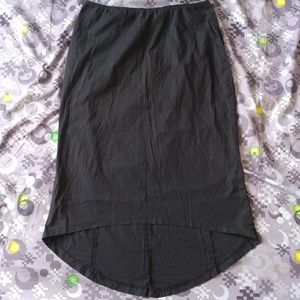 Forever 21 Black High Low Midi Pencil Skirt